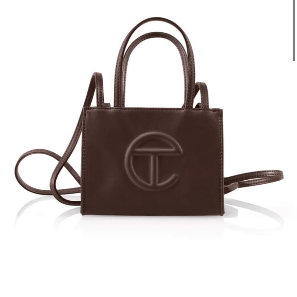 TELFAR Small Chocolate Brown Mini Tote Bag